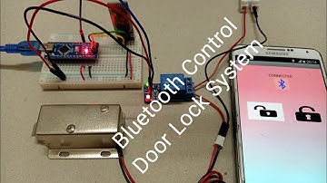 How to make Bluetooth Control Door Lock System