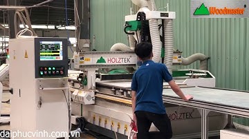 MÁY CNC NESTING IN TEM DÁN NHÃN HOLZTEK