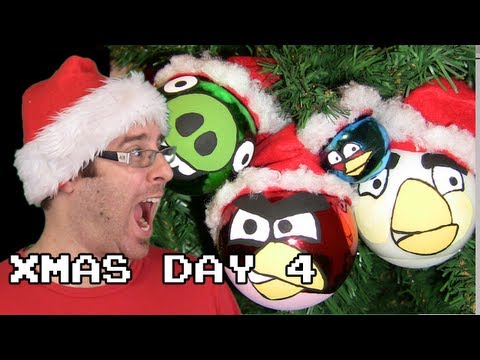 DAY 4: Angry Birds Ornaments - 12 Days of Geek Chr...
