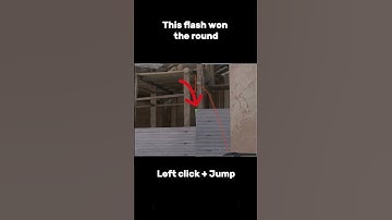 This flash won the round by:с @kyeal17  #cs2 #csgo #wtfcsgo #counterstrike