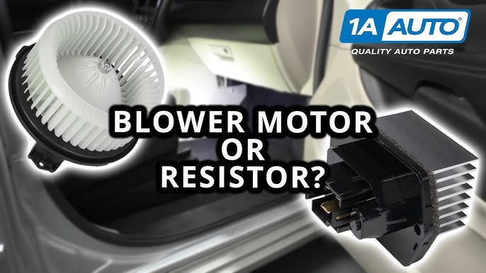 Fan motor only works on high, resistor location and removal - Auto Repair  Series 