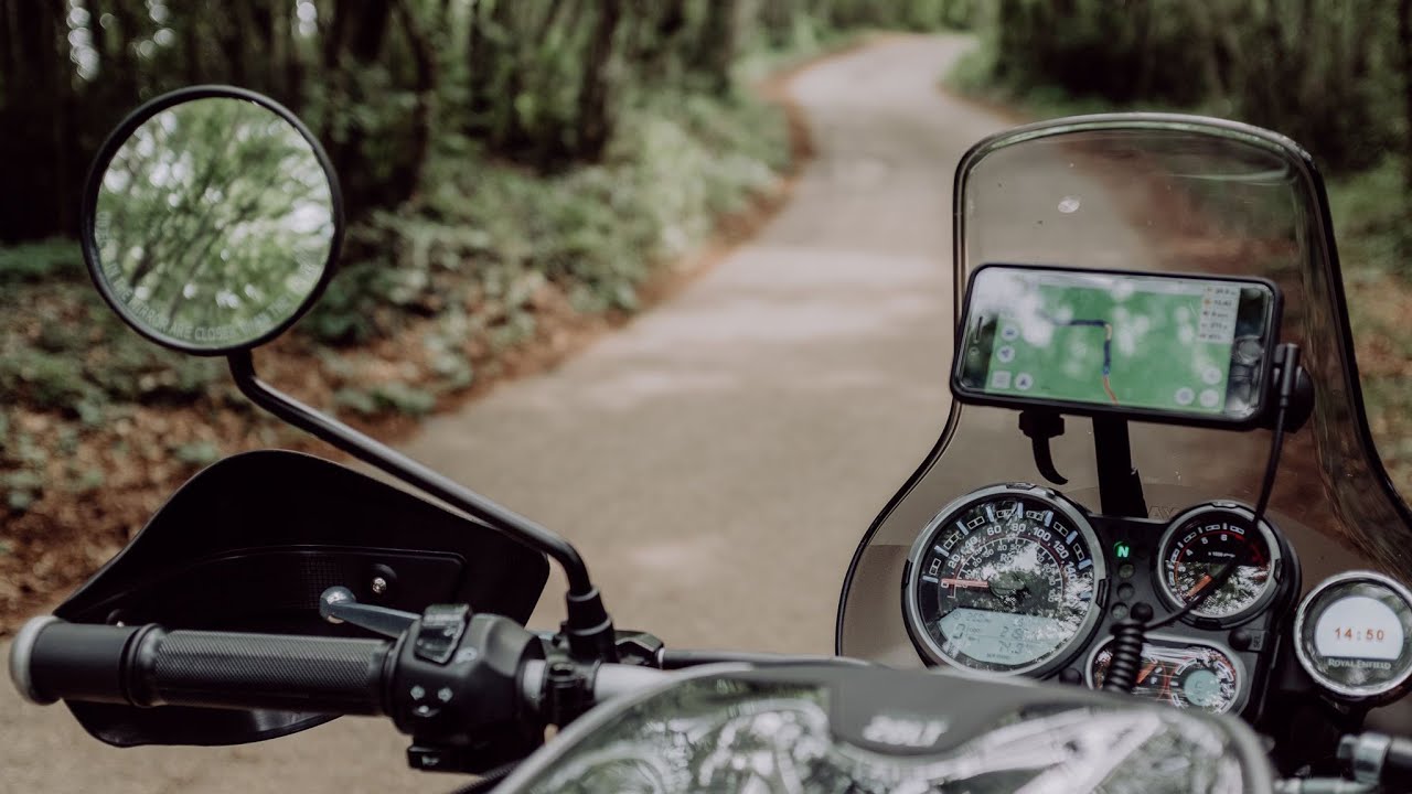 Supporto Per Telefono Per Moto Con Caricabatterie USB Integrato, Universale, Nero