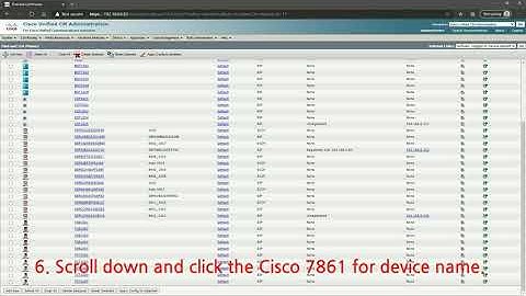 Cisco unified CM setting