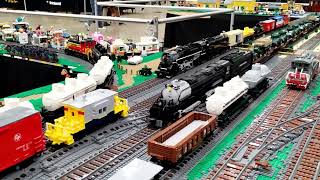 Brickworld Fort Wayne 2023  Train Action on the LGMS Layout