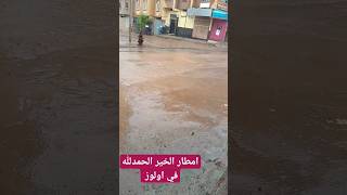 امطار الخير الحمدلله في  اولوز