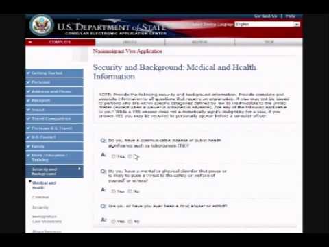 Us visa application online