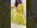 New Arrival | Green Party Wear Suit with Embroidery &amp; Tassels #karwachauthspecial #partywearsuit