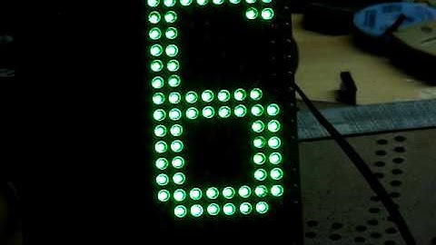 ANIMATRIX - ANIMACION EN UN DISPLAY MATRICIAL 15X10