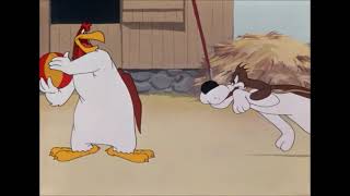 Foghorn Leghorn Tells The Phantom Virus to Shut Up and Hits Him