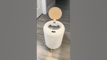 Upgrade your space with this sleek motion-sensor trash can