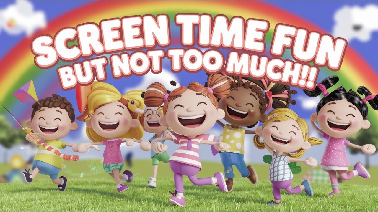 Screen Time Fun, But Not Too Much! | Kids Song on Limiting Screen Time