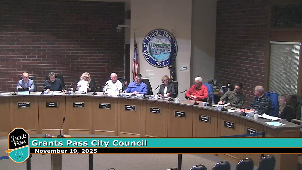 City of Grants Pass City Council Meeting November 19, 2025