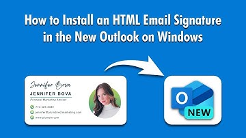 How to Install an HTML Email Signature in the New Outlook on Windows