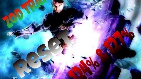 IGAU Zod 124% &127%(trait reset groun blast glitch