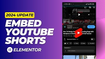 How to Embed Youtube Short Link on Elementor (2024 Update)