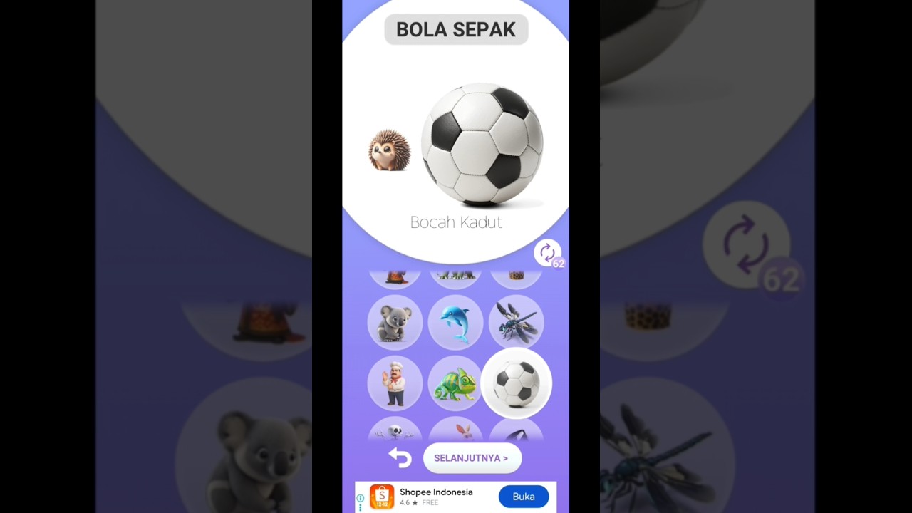 ANIMASH (177) LANDAK + BOLA 