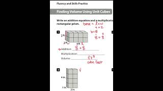 Lesson 2 Homework (Volume)