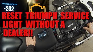 Reset Your Triumph Service Light Without A Dealer - Tune ECU