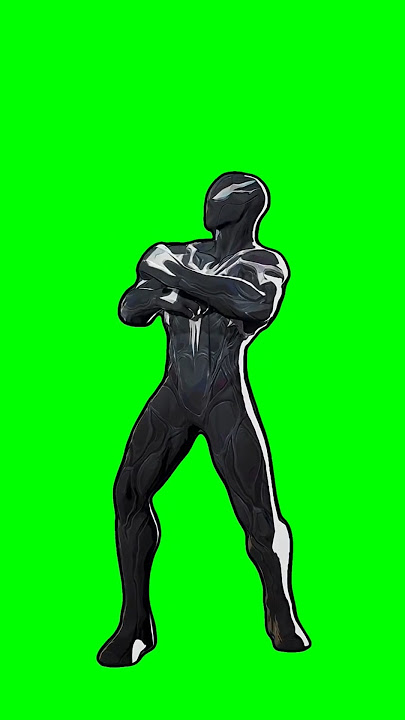 Symbiote Spider-Man Dance Green Screen #bullymaguire #greenscreen #marvelrivals