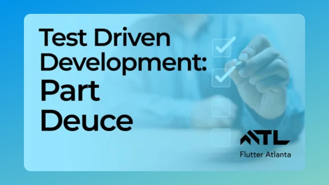 Test Driven Development: Part Deuce - YouTube
