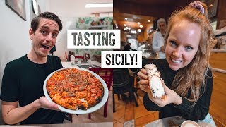 Delicious Sicilian PIZZA and CANNOLI! + Sicily Villa Tour & Exploring Erice 😍 (Italy)