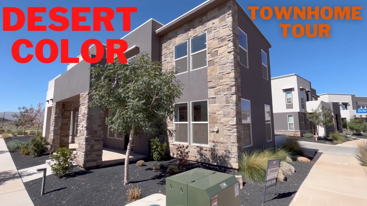 Holmes Homes Desert Color Community Mews townhome Model 5 Bedrooms St. Utah
