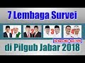 Kompilasi 7 Hasil Survey Terbaru Paslon Cagub Cawagub di Pilgub Jabar 2018