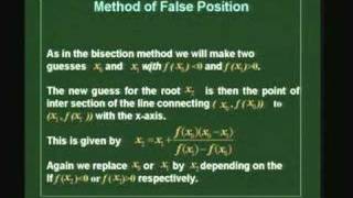 Lecture 21 - Solving NonLinear Equations