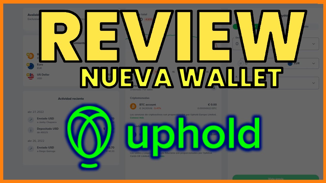 💸 Nueva Plataforma de UPHOLD 【 2026 】 ➜ Review Completa en Español | Cómo usar, Operar, Enviar, etc.