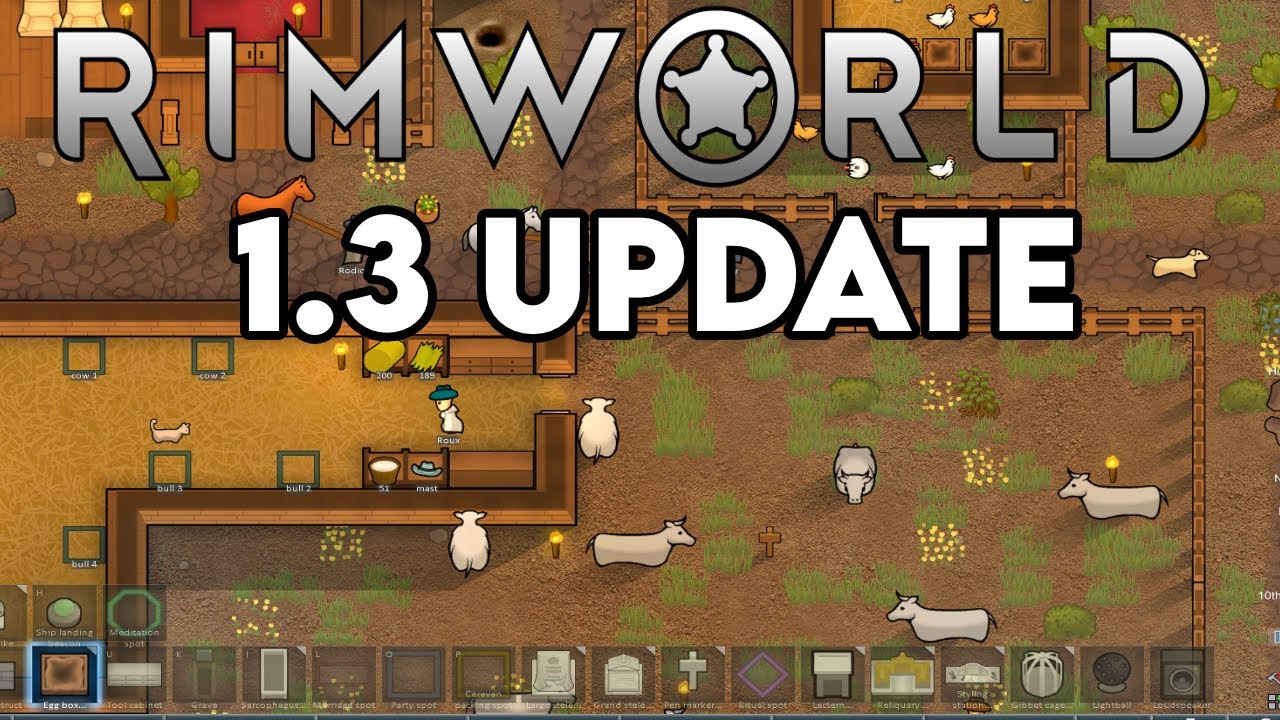 Rimworld Steam branch 1.3 preview (BEARDS, pens + fences and much more) YouTube