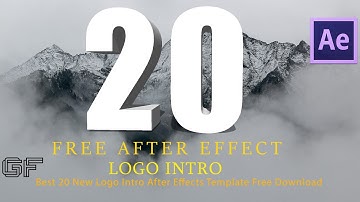 Best 20 New and Unique Logo Intro After Effects Template Free Download 2024 Free
