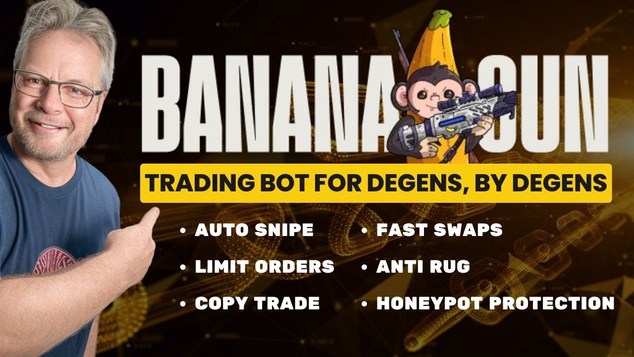 Auto Snipe and Copy Trade with Banana Gun For Degens by Degens - YouTube