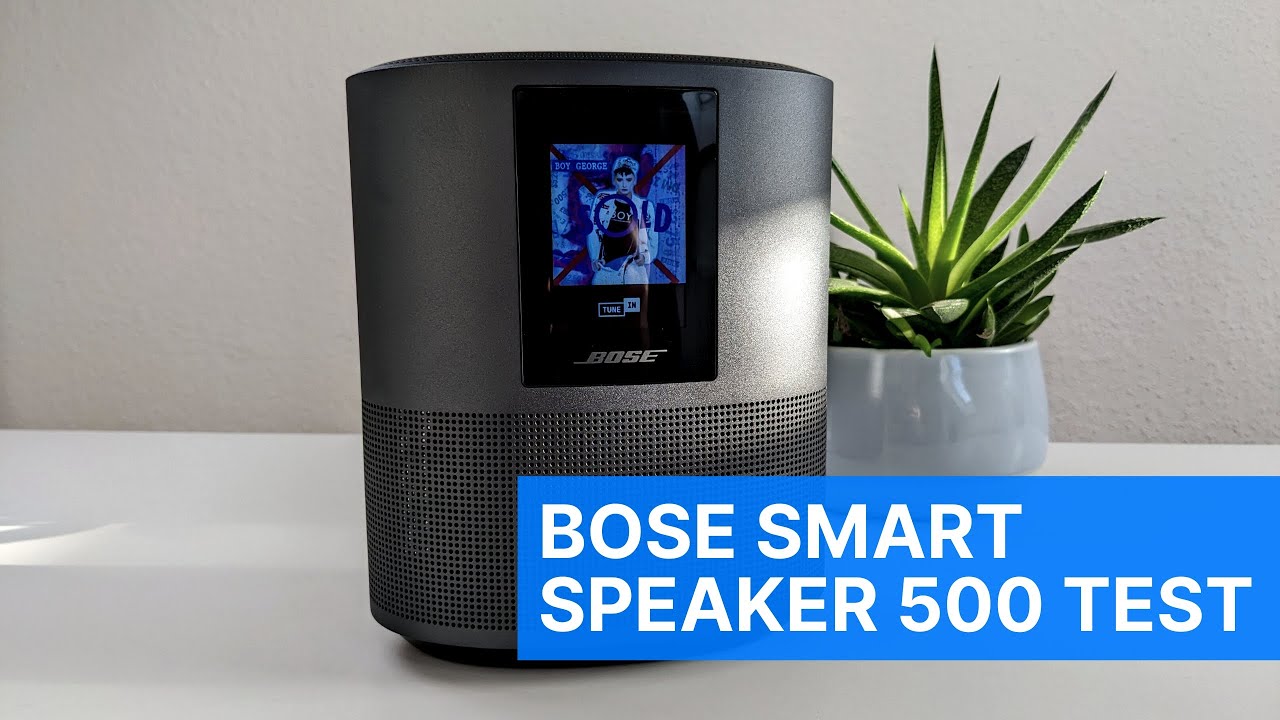 Bose Smart Speaker 500 Test: Premium Sound & Verarbeitung mit WLAN,  Bluetooth und Sprachassistenten - YouTube