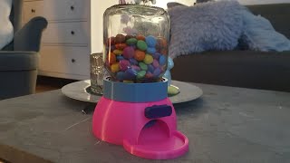 3D Druck Nutella Glas Candy Dispenser