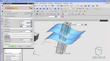 Unigraphics NX5 Study - Extrude,Revolve