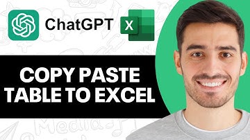 How To Copy And Paste Table From Chatgpt To Excel 2024 - Step By Step!