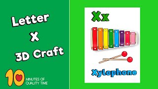 Letter X - 3D Craft