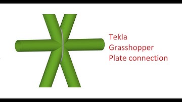 Tekla Grasshopper Plate Connection