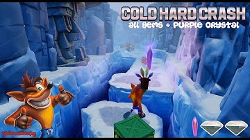 Crash Bandicoot 2 N. Sane Trilogy : Gameplay #26 (Cold Hard Crash) - All Gems (Purple/White x2)