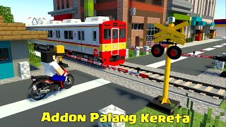 Addon Palang Kereta Otomatis Keren di MCPE