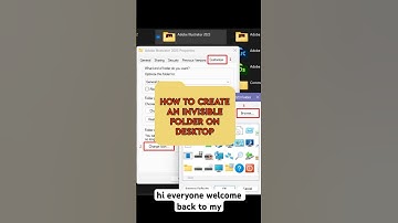 Create invisible Folder for your Personal Stuff…  #laptop #desktopicons #windowslaptop #viralvideo