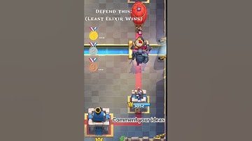 Defend this push with least elixir