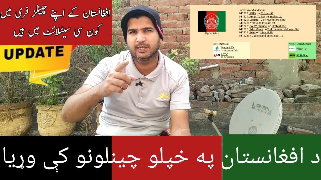 Free Channels from Afghanistan on Satellite/new update