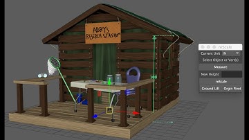 Measure distance and scale models in Maya to real-world size