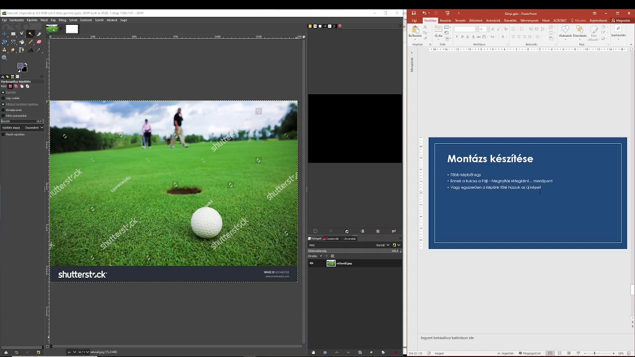 Gimp alapok (5. rész): segédvonalak, pecsét eszköz,  szűrők