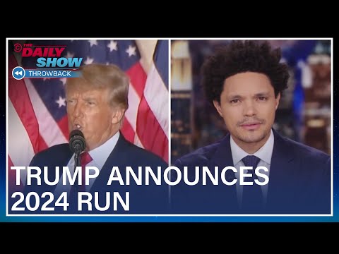 Trump's Not-So-Triumphant 2024 Campaign Announcement | The Daily Show