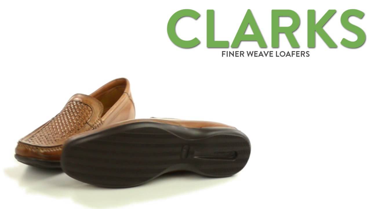Clarks Finer Weave Loafers (For Men) - YouTube