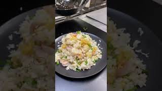 have you ever heard of golden floss fried rice #wok #shorts #food