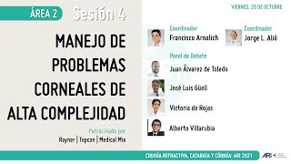 ARI 2021 | ÁREA 2 | SESIÓN 4 | MANEJO DE PROBLEMAS CORNEALES DE ALTA COMPLEJIDAD