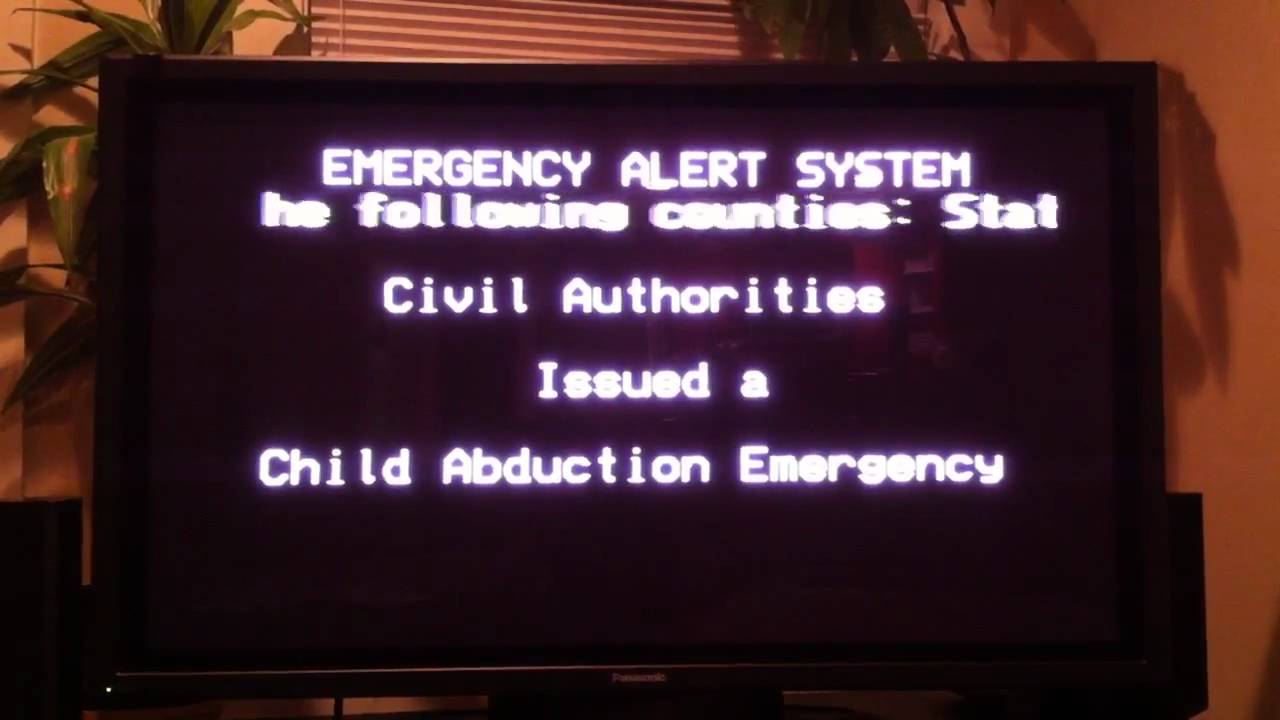 Amber Alert: Seattle TV Takeover / TIVo EAS Notification - YouTube